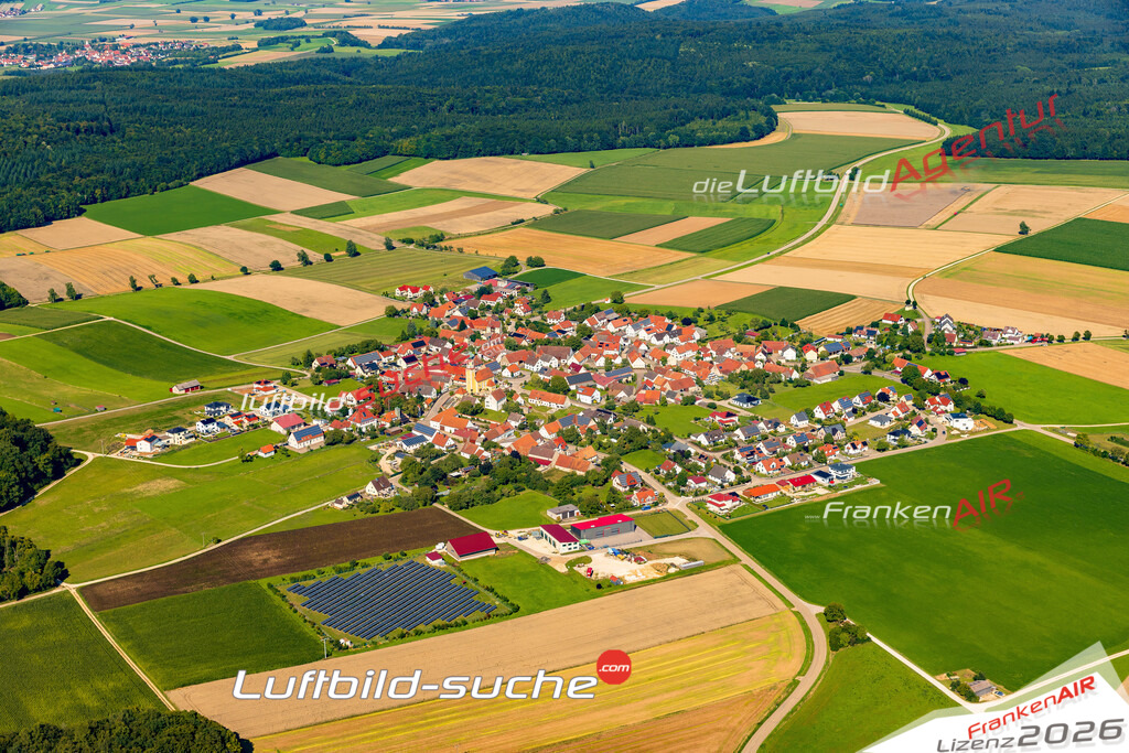 Bollstadt Amerdingen Bild- Das Luftbild wurde 2025 vom UL-Flugzeug heraus erstellt ( keine Drohnen Bilder! ) - Hochauflösende Luftaufnahme -Nicht vergleichbar mit Google Maps oder Satelittenbilder- Die Geschenkidee !Mit Lizenz und Bildrechte bestellbar