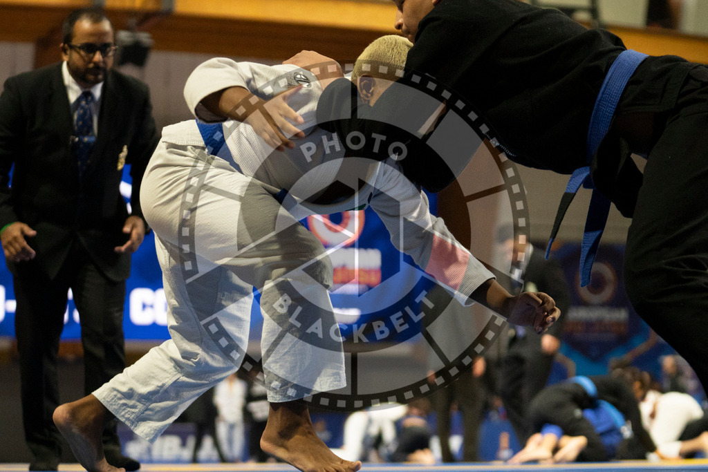 20240119PBB1568 | Fighters compete during the IBJJF European Championship in Paris, France, on January 19, 2024.