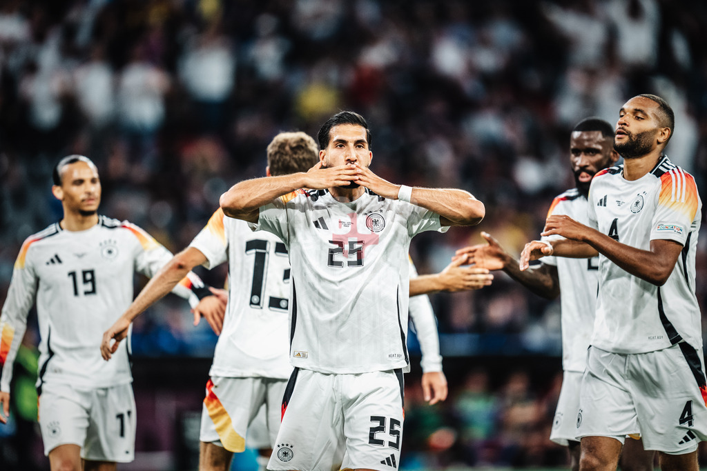Fußball | Herren | UEFA-Fußball-Europameisterschaft 2024 | MD1 | Gruppe A | Deutschland vs. Schottland | 14.06.2024 | Emre Can (#25, Deutschland) jubelt nach seinem Tor zum 5:1