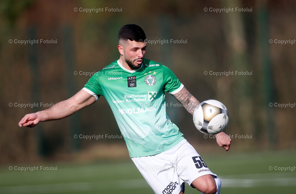 A_LUI_02032024_17 | SPORT,FUSSBALL LT1 OOE LIGA ASKOE OEDT-SV HAIDLMAIR GRUEN WEISS MICHELDORF 02.03.2024 IM BILD:ANDREAS JERKOVIC  (MICHELDORF) FOTO:FOTOLUI