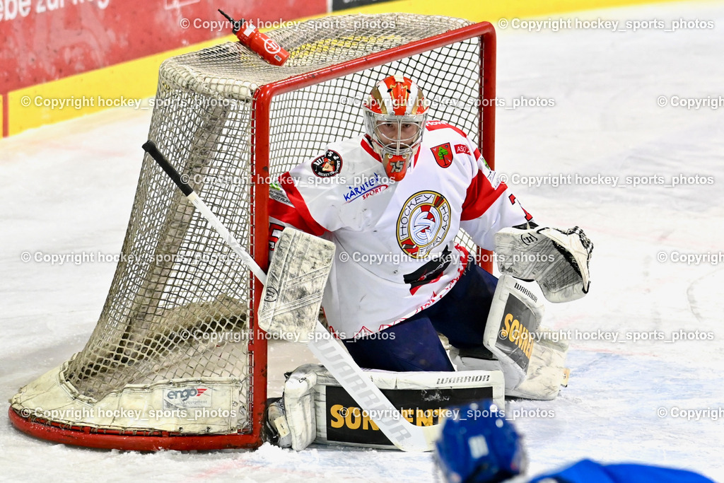 ESC Sparkasse Steindorf vs. ESV Ferlach | #75 Kropiunig Ralf ESV Ferlach, ESC Sparkasse Steindorf vs. ESV Ferlach, ESC Sparkasse Steindorf vs. ESV Ferlach am 22.02.2026 in Steindorf  (Ossiachersee Halle ), Austria, (Photo by Bernd Stefan)