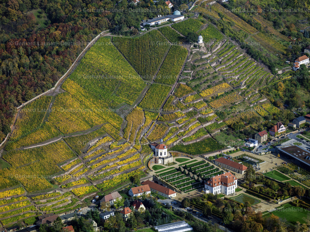 2888159 | Schloss Waderbarth mit Weinbergen bei Radebeul