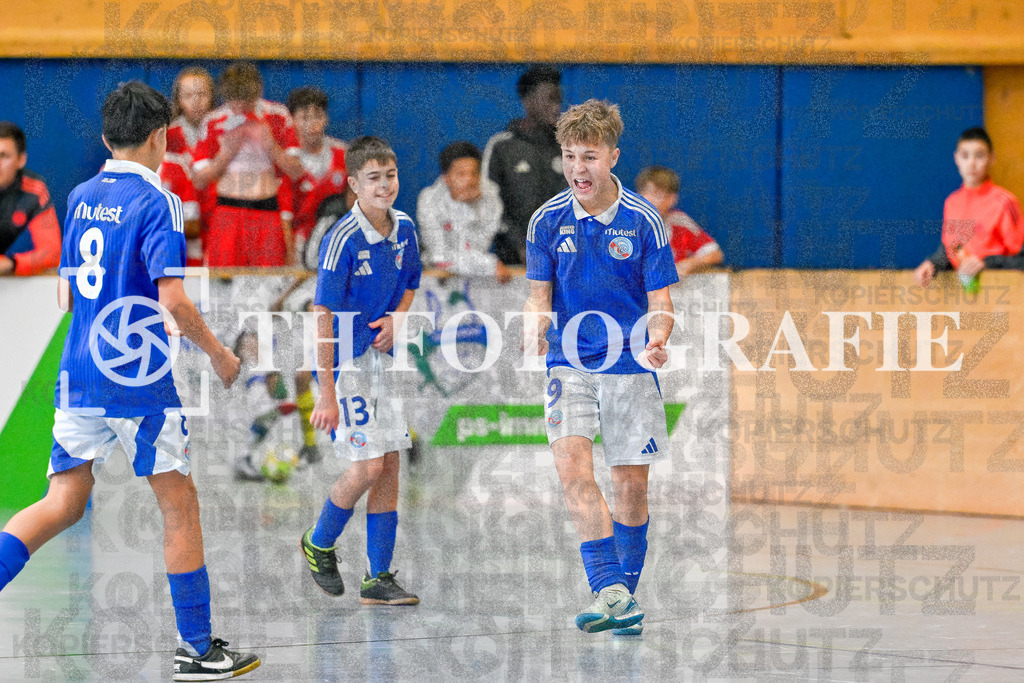 GER, FC Bayern - Strasbourg, Fussball, U14 Hallenturnier, PS-Immo-Cup 2026, 18.01.2026 | FC Bayern - Strasbourg