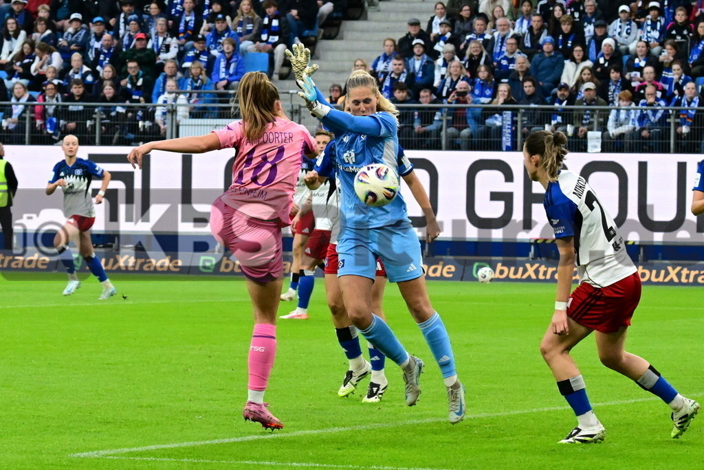 KBS Picture_HSV-Hoffenheim_Frauen_002 | v.l. Ampoorter Valesca (TSG Hoffenheim Frauen) , Schuldt Inga (HSV Frauen) ,Sportplatz :  Volksparkstadion, - Realisiert mit Pictrs.com