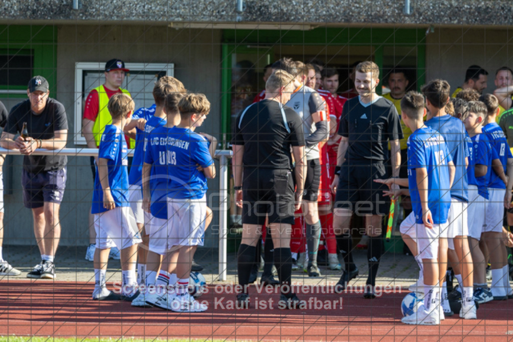 20250620_182557_0032 | #,TV Eybach (rot) vs. TSV Ottenbach (gelb), Fussball, Relegationsfinale in Kreisliga A3 - Bezirk Neckar/Fils, Saison 2024/2025, Eichenbachstadion, Haldenstraße, 73054 Eislingen, 20.06.2025 - 18:30 Uhr,Foto: PhotoPeet-Sportfotografie/Peter Harich