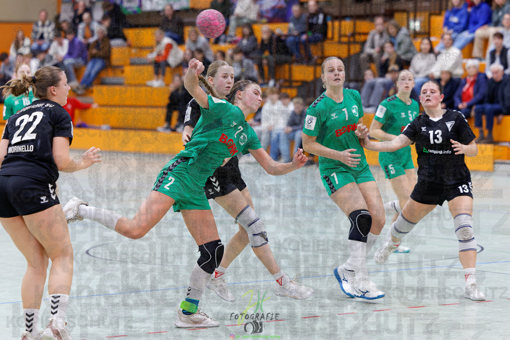 2024-10-19_338 | Jugendbundesliga B-Jugend weiblich; HSG Kleenheim/Langgöns - Longericher SC am 19.10.2024 in Oberkleen (Weidig-Halle) - Realisiert mit Pictrs.com