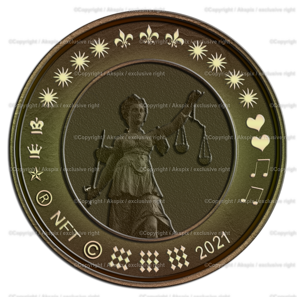 NFTs_Coin-Statu-Law-2021 | Die Bildagentur Akspix ist eine Online-Bildagentur und bietet professionelles und kreatives Bildmaterial Royalty free und Rights Managed. Bildarchiv Akspix bietet eine große Auswahl an kreativen und klassischen Motiven.Frankfurt Fotograf, Fotoshooting