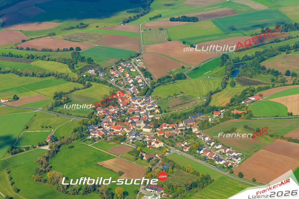 Prölsdorf Rauhenebrach Bild- Das Luftbild wurde 2025 vom UL-Flugzeug heraus erstellt ( keine Drohne ) - Hochauflösende Luftaufnahme -Nicht vergleichbar mit Google Maps oder Satelittenbilder- Die Geschenkidee !Mit Lizenz und Bildrechte bestellbar