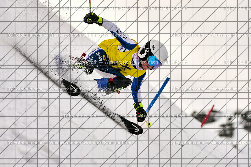 ALP7770_NOe-Kinder-LM_SL-I_Hochkar_Loebersorg Paul | (C)FotoLois.com, Alois Spandl. NÖ Kinder-Landesmeisterschaft, SLALOM im Draxlerloch am Hochkar, erster Lauf, So 18. Februar 2024.