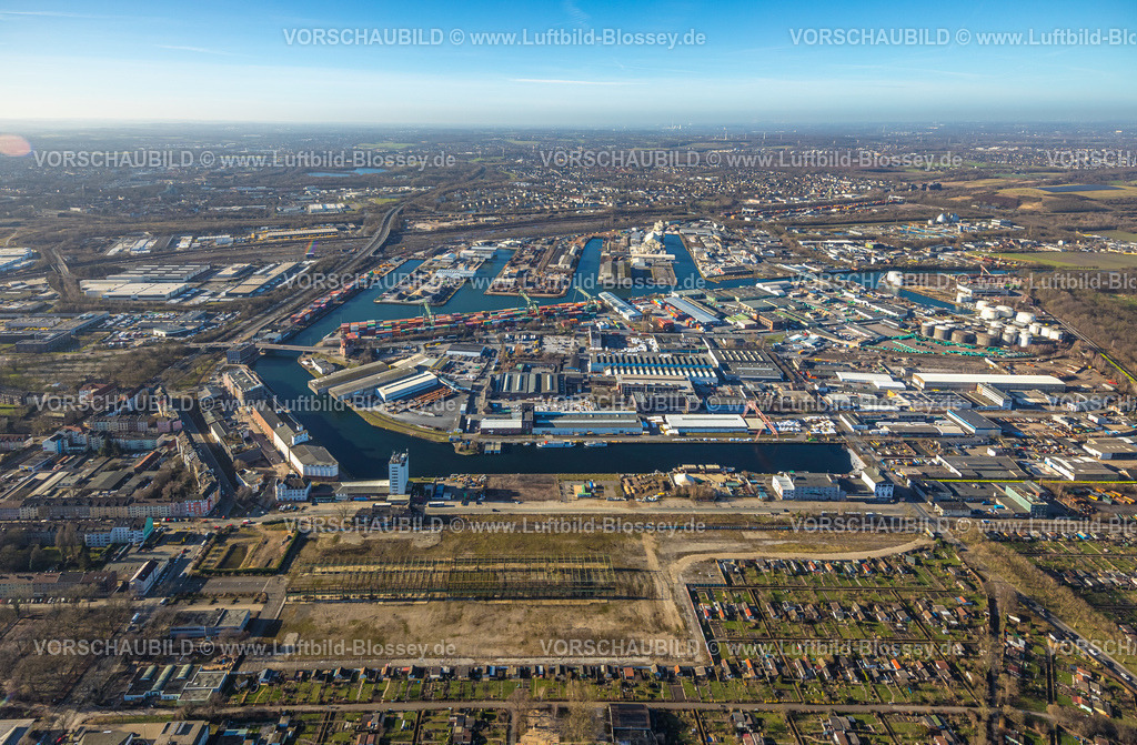 Dortmund240101659 | Luftbild, Hafen Dortmund Übersicht, Hafen, Dortmund, Ruhrgebiet, Nordrhein-Westfalen, Deutschland