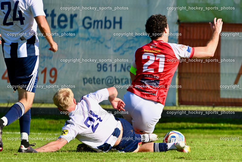 ATUS Nötsch vs. FC Dölsach | #21 Felix Johannes Mayr FC Dölsach, #21 Nicolas Francis Janschitz ATUS Nötsch, ATUS Nötsch vs. FC Dölsach, ATUS Nötsch vs. FC Dölsach am 23.08.2026 in Nötsch (Sportplatz Nötsch), Austria, (Photo by Bernd Stefan)