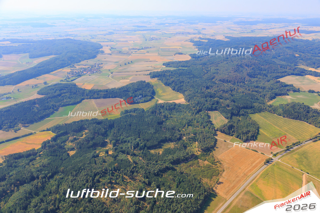 Luftbild von  Lehrberg - Luftaufnahme wurde 2016 von https://frankenair.de mittels Flugzeug (keine Drohne) erstellt - die Geschenkidee