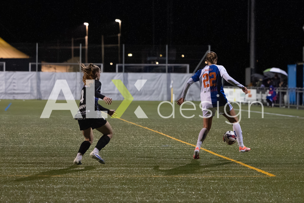 Fußball I Frauen I Saison 2025-2026 I AXA Women's Super League | Women I 14. Spieltag I Grasshoppers Club Zürich - FC Luzern I 14.02.2026 | 22 Morgane Nicoli (FR) (GC Zürich) – Abwehr - Realisiert mit Pictrs.com