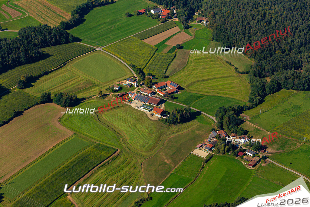 Aktuelles Luftbild von Unterzettling Hohenwarth Kauf mit Lizenz / Bildrechten möglich- Die Luftaufnahme wurde 2021 mittels UL-Flugzeug erstellt ( keine Drohne ) - hochauflösende Kamera-Systeme von  Canon -Beste Qualität - Für grossformatige Ausdrucke geeignet. Die Geschenkidee !