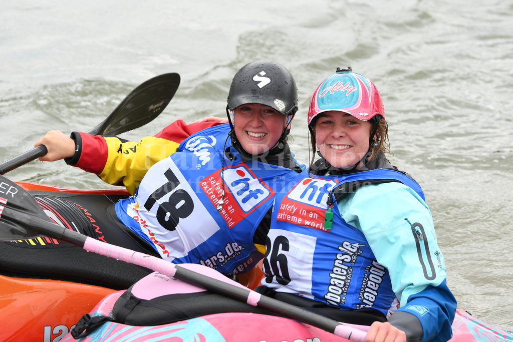 ICF CANOE FREESTYLE WORLD CUP 1 / PLATTLING | 2024 ICF CANOE FREESTYLE WORLD CUP 1 / PLATTLINGWomen's Kayak Surface FinalMerle HAUSER (Germany) #78; Abby HOLCOMBE (United States) #86 - Realisiert mit Pictrs.com