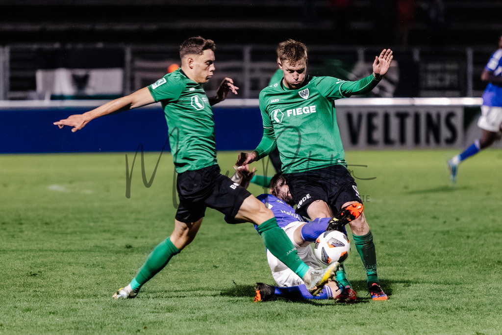 Regionalliga West, Saison 2022/2023, 10. Spieltag: FC Schalke 04 II - SC Preußen Münster | Regionalliga West, Saison 2022/2023, 10. Spieltag, FC Schalke 04 II empfängt SC Preußen Münster im Parkstadion in Gelsenkirchen. Foto: sportfotografie.ms | Markus Paletta - Realisiert mit Pictrs.com