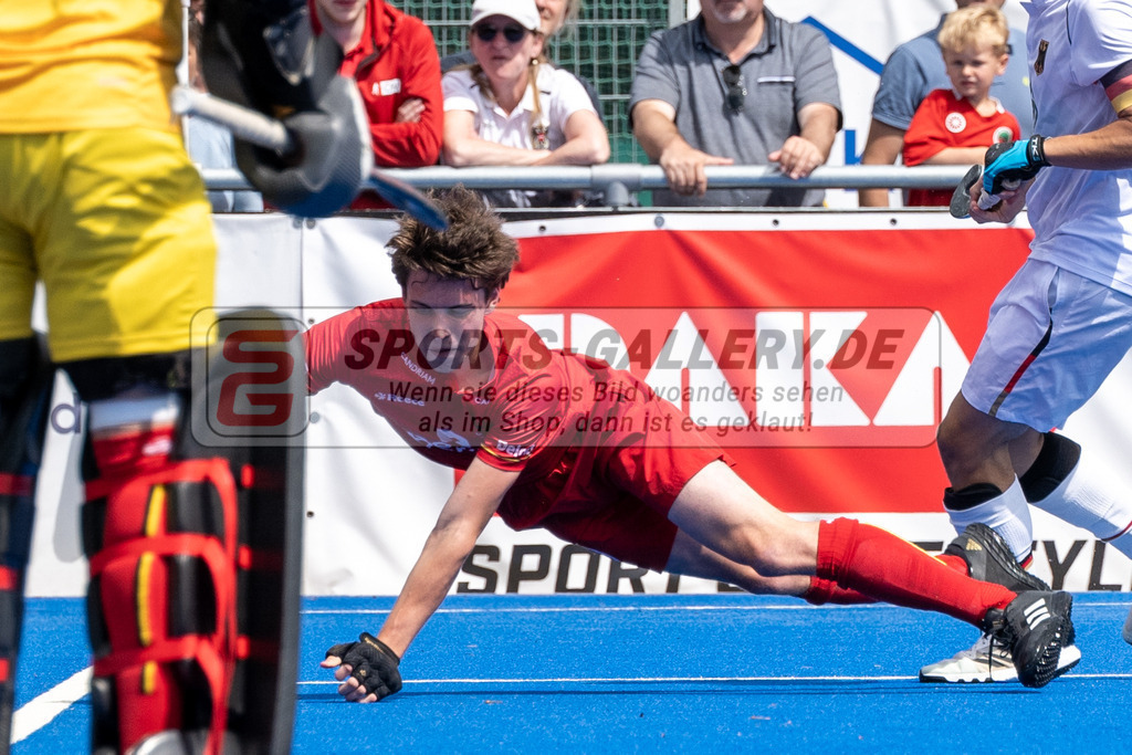 SFE_20230716_0349 | EuroHockey EM U18 Boys Final Belgium vs Germany am 16.07.2023 in Krefeld (Gerd-Wellen-Hockeyanlage), Photo: Stephan Fehrmann 2023 (Sports-Gallery)