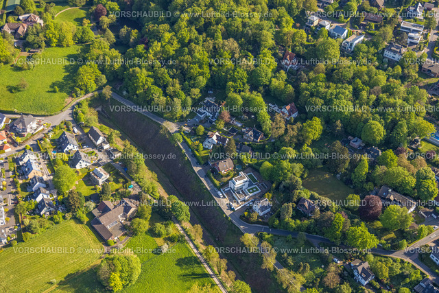 Herdecke240503017 | Luftbild, Wohngebiet Weg Zur Schanze, Waldweg, Ahlenberg, Herdecke, Ruhrgebiet, Nordrhein-Westfalen, Deutschland