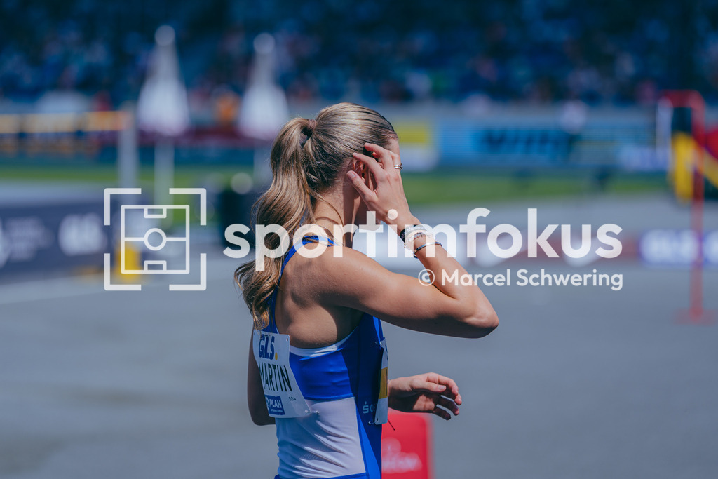 Deutsche Meisterschaften der Frauen und Männer 2026 | Johanna Martin, 1. LAV Rostock,  400-Meter-Lauf, Halbfinale, Deutsche Meisterschaften der Frauen und Männer 2026, Lohrheidestadion Bochum-Wattenscheid, 25.07.2026. Foto: Marcel Schwering / sportimfokus - Realisiert mit Pictrs.com