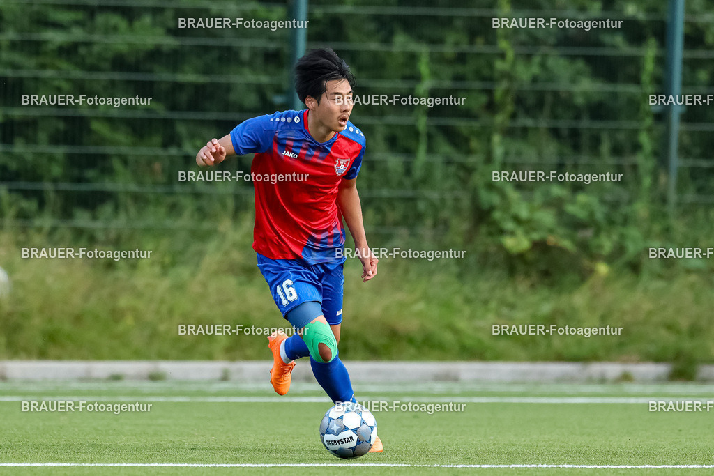 1_KFCWAT_20250723_1002.JPG -  - KFC Uerdingen - SG Wattenscheid 09 - Testspiel | Krefeld, Deutschland, 23.07.25: Seongsun You (KFC Uerdingen) in Aktion, am Ball, Einzelaktion waehrend des Testspiel Spiels zwischen KFC Uerdingen - SG Wattenscheid 09 in der Covestro Sportpark am 23. July 2025 in Krefeld, Deutschland. (Foto von Stefan Brauer/Brauer-Fotoagentur)