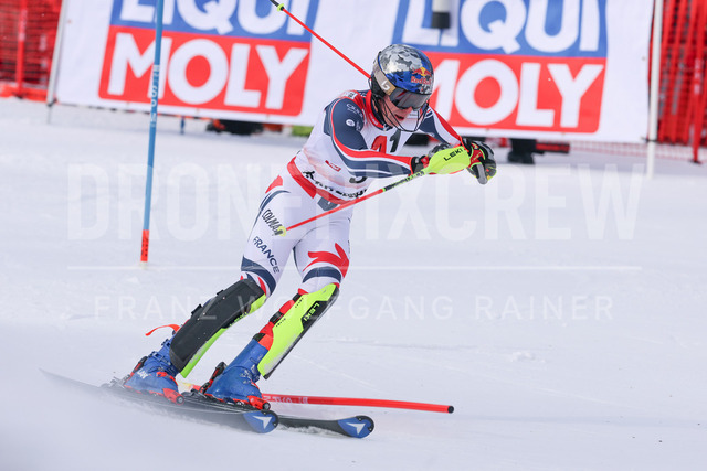 Audi FIS Ski World Cup: Men’s Slalom – Hahnenkamm Race, Kitzbuehel | Kitzbuehel, Austria, 25.Jan.26 - Alpine Skiing - FIS World Cup, Hahnenkamm Race, Slalom, men. The image shows NOEL Clement (FRA, Dynastar).