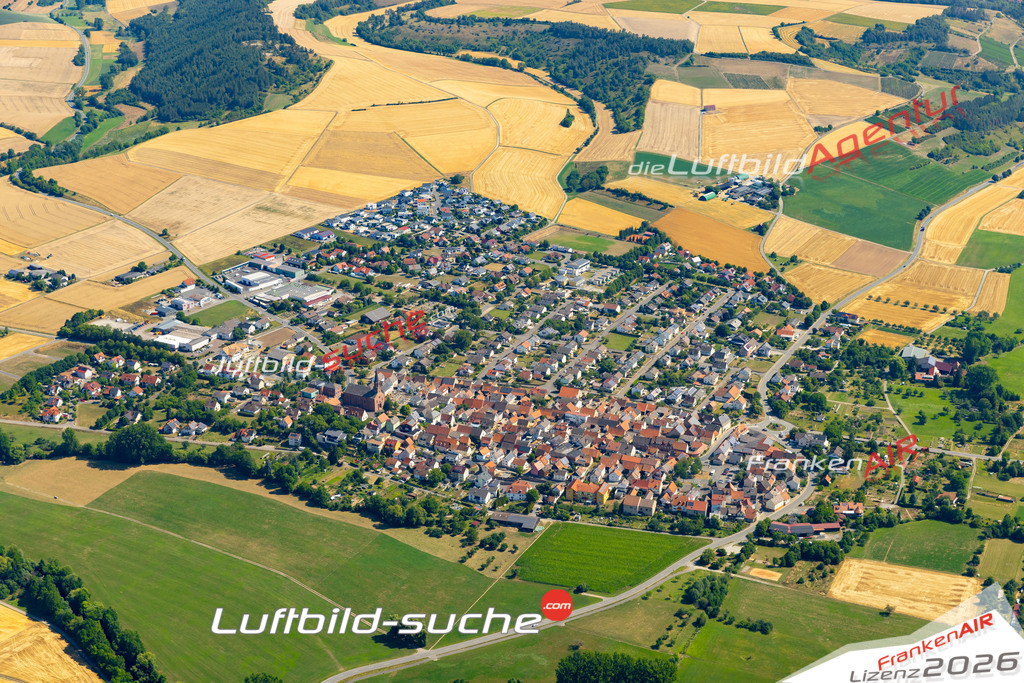Das Luftbild zeigt :  Werbach - Die Luftaufnahme wurde 2023 vom UL-Flugzeug aus erstellt ( keine Drohne ) - Hochauflösende Luftaufnahme - Für grossformatige Ausdrucke geeignet. Die Geschenkidee !Mit Lizenz und Bildrechte bestellbar