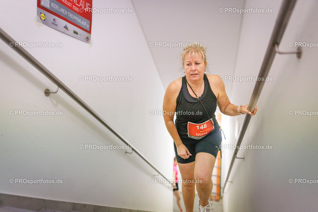 KölnTurm Treppenlauf; Köln, 03.08.2025 | Impressionen vom KölnTurm Treppenlauf am 03.08.2025 in Köln (Nordrhein-Westfalen). 