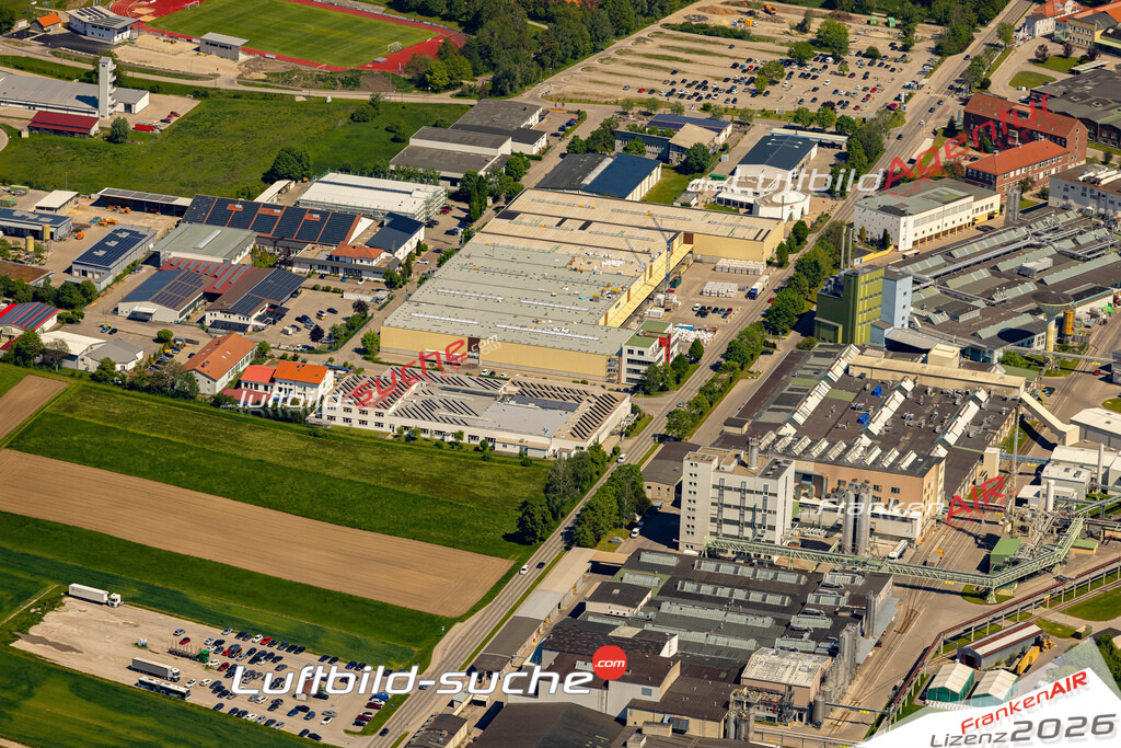 Das Luftbild zeigt :  Bobingen - Die Luftaufnahme wurde 2024 vom UL-Flugzeug aus erstellt ( keine Drohne ) - Hochauflösende Luftaufnahme - Für grossformatige Ausdrucke geeignet. Die Geschenkidee !Mit Lizenz und Bildrechte bestellbar