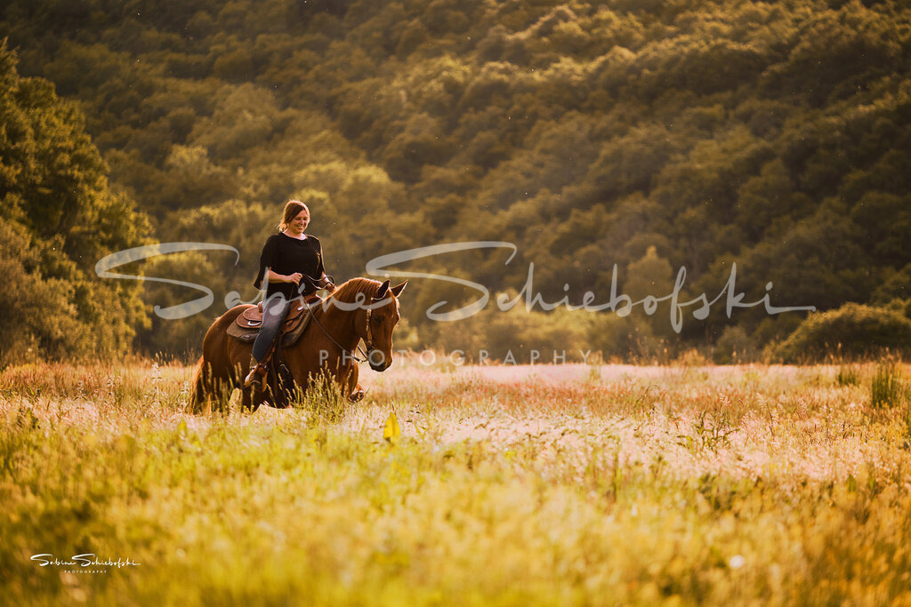 Montana in der Eifel "Jenny und Paul" | Ein wunderschönes Outdoorshooting von Pferd in Bewegung - Realisiert mit Pictrs.com