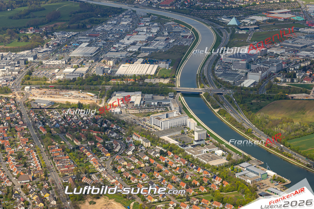 Das Luftbild zeigt Gebersdorf Übersicht Nürnberg - Die Luftaufnahme wurde 2023 vom UL-Flugzeug aus erstellt ( keine Drohne ) - Hochauflösende Luftaufnahme - Für grossformatige Ausdrucke geeignet. Die Geschenkidee !Mit Lizenz und Bildrechte bestellbar