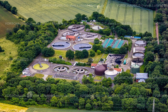 Dorsten220602859 | Luftbild, Kläranlage Wulfen, Hervest, Dorsten, Ruhrgebiet, Nordrhein-Westfalen, Deutschland