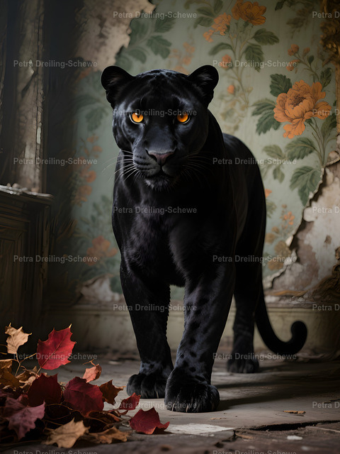 Black Panther | A satin-finish stretched canvas that brings quiet power and midnight grace to your walls. Deep, velvety blacks and luminous golden eyes hold the room in a single gaze—an artwork that reads like a whispered story in a dimly lit study or a modern living room. Lightweight yet sturdy on its wooden inner frame, the print’s satin polyester surface gives a subtle sheen that enhances shadow detail without glare. Ready to hang with metallic mounts and offered in many sizes and orientations, this indoor canvas stays vivid through the years thanks to REACH-certified inks and a lifelong colour guarantee. It suits those who favor moody, nature-inspired decor and want a statement piece that feels both mysterious and intimately personal.The Black Panther is a Motife of the "Silent Kindom Collection". - Realisiert mit Pictrs.com
