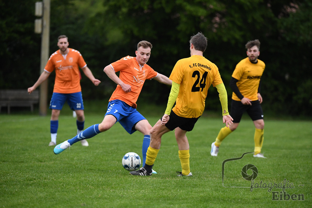 TuS Ofen-FC Ohmstede | Herren Kreispokal Halbfinale; TuS Ofen (orange)-FC Ohmstede (gelb) am 17.05.2023; in Ofen (Sportanlage Ofen), Photo: Philip Eiben 2023 - Realisiert mit Pictrs.com