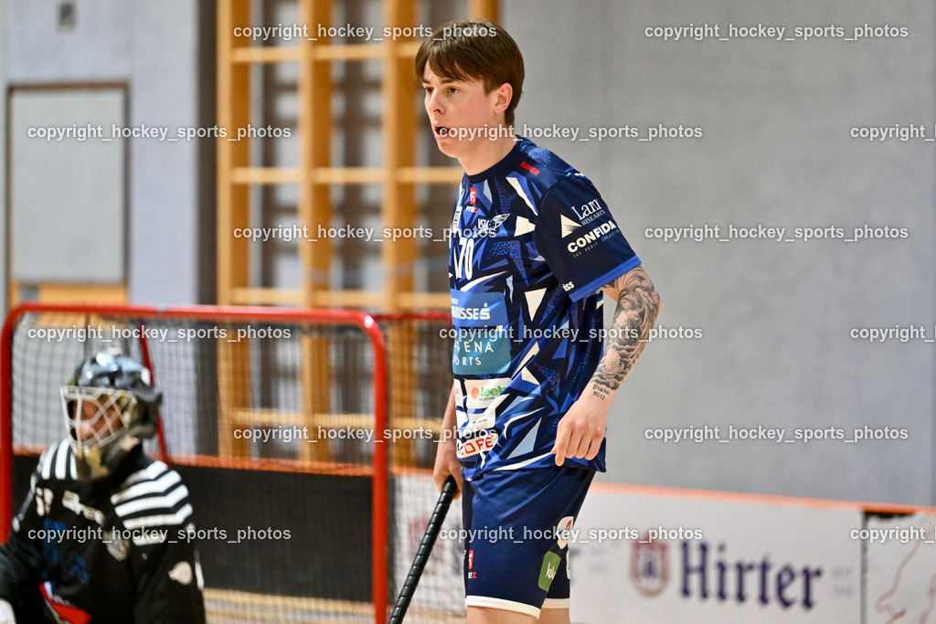 KAC Floorball vs. VSV Unihockey | #70 Niklas Fechtig VSV Unihockey, KAC Floorball vs. VSV Unihockey, KAC Floorball vs. VSV Unihockey am 21.03.2026 in Klagenfurt (Ballspielhalle Waidmannsdorf), Austria, (Photo by Bernd Stefan)