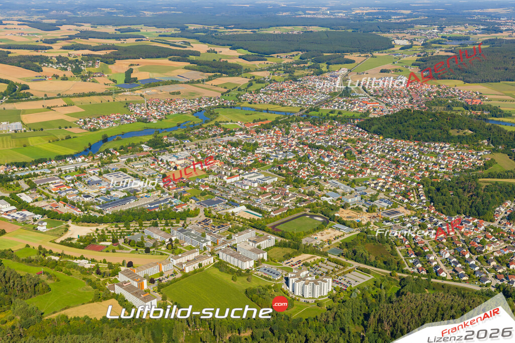 Luftaufnahme von  Regenstauf - Die Luftaufnahme wurde 2025 vom UL-Flugzeug heraus erstellt ( keine Drohne ) - Hochauflösende Luftaufnahme - für professionelle Ausdrucke geeignet. Die Geschenkidee !Mit Lizenz und Bildrechte bestellbar