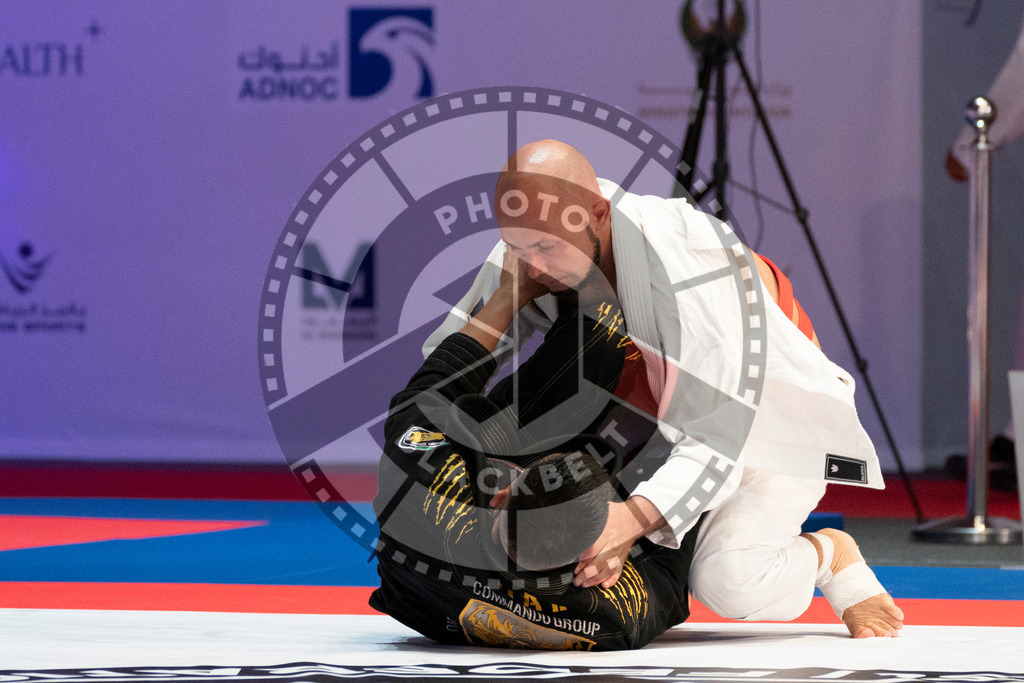 20231106PBB1742 | Fighters compete during the AJP World Master Championship in the Mubadala Arena in Abu Dhabi, Arab United Emirates, on November 6, 2023.