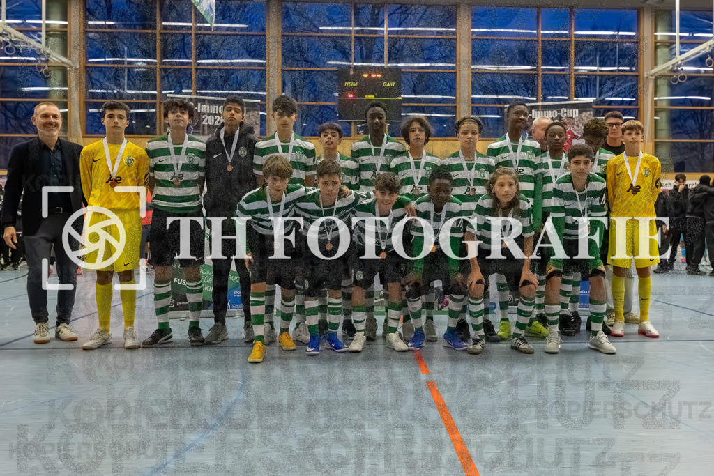 GER, Teamfoto, Fussball, U14 Hallenturnier, PS-Immo-Cup 2026, 18.01.2026 | Sporting