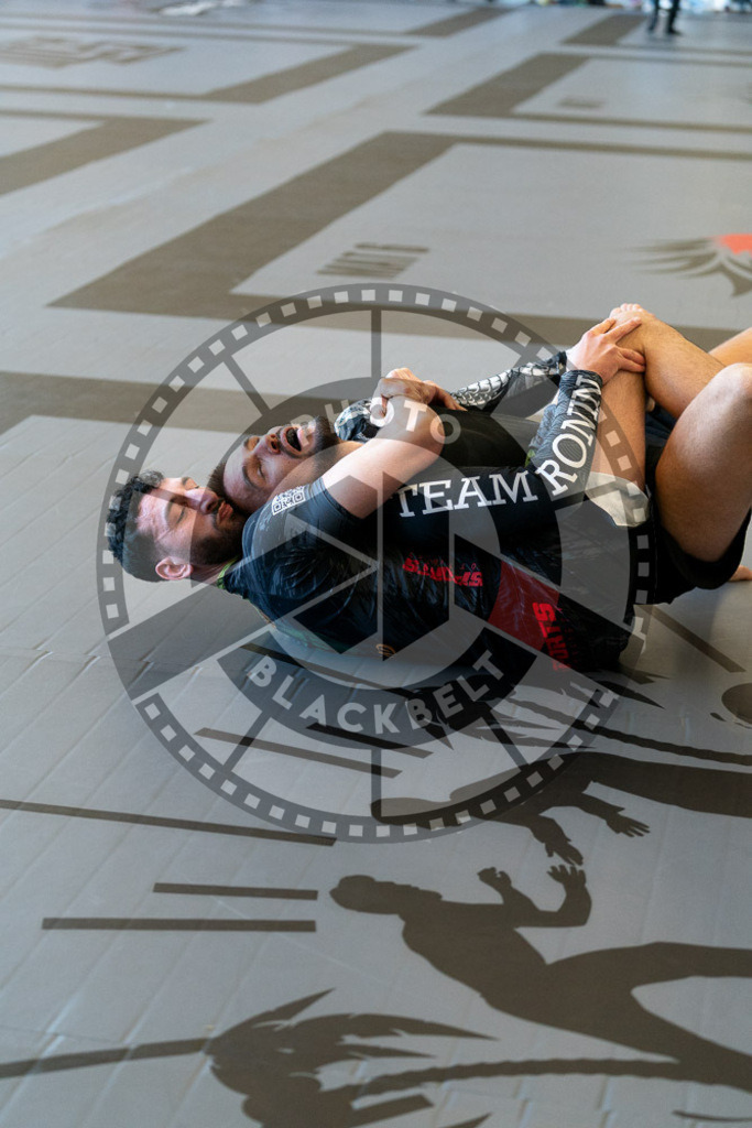 20250329PBB2256 | Fighters compete during the International Luta Livre (ILLCS) Germany IX Spring 2025 Competition spring on March 29, 2025 in Hannover, Germany.© Chiara Dazi