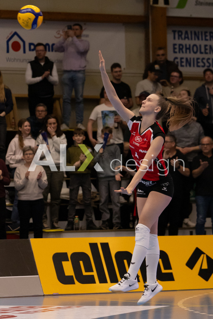 Volleyball I Frauen I Saison 2025-2026 I Volleyball NLA | Women I 1/4 Finals I VC Kanti Schaffhausen - BIWI Volleyball Franches-Montagnes I 21.02.2026 | 6 Nina Cavka (CH) (VC Kanti Schaffhausen) – Aussen - Realisiert mit Pictrs.com
