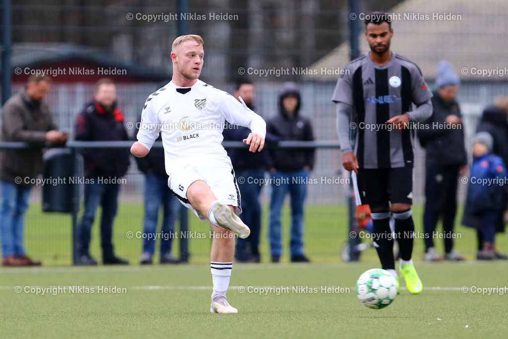 NH_ETSVHamburg_Teutonia05_Testspiel_26012025 | #6 Tom Kankowski (Teutonia 05)Fußball I Herren I Testspiel I Saison 2024-2025 I ETSV Hamburg - Teutonia 05 I 26.01.2025 I Sportplatz Mittlerer Landweg