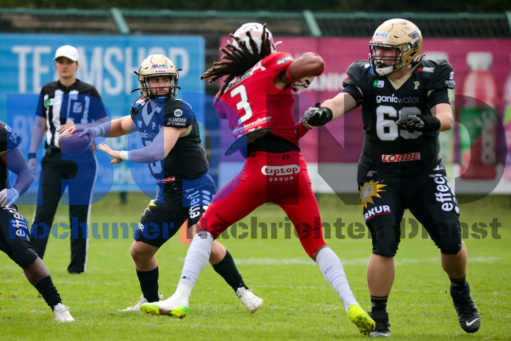 GFL: Paderborn Dolphins vs. New Yorker Lions{date} -  | {headline}(Foto: Sebastian Sendlak / BOND) - Realisiert mit Pictrs.com