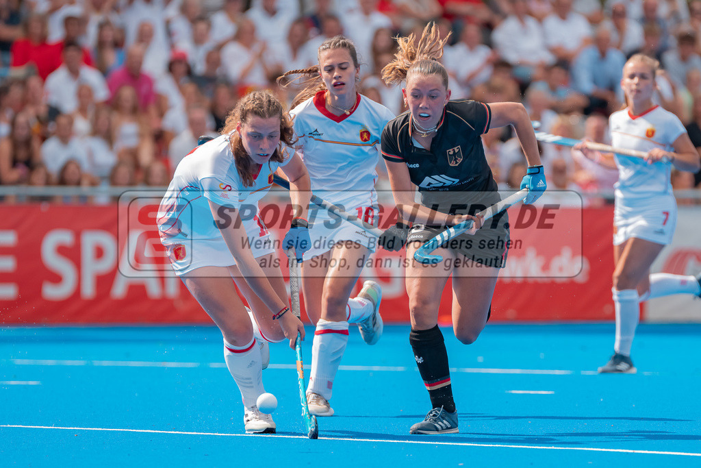 HK_20230715_102714 | Euro Hockey WU18 SF2 Spain vs Germany Championship Girls &amp; Boys am 15.7.2023 CHTC , Krefeld ,
