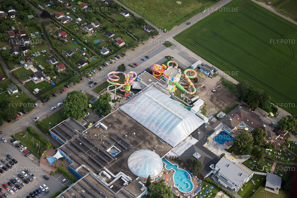 Luftbild: Weinheim-Lützelsachsen, Miramar im Ortsteil Lützelsachsen in Weinheim im Bundesland Baden-Württemberg in Deutschland. Foto: IMG_090709.jpg vom 04.07.2016 durch Werner Riehm/FLY-FOTO.de