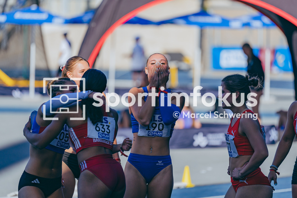 Deutsche Meisterschaften U20 / U16 2026 | Emma Goretzka, LAC BERLIN, 190, 100-Meter-Lauf Finale, Deutsche Meisterschaften der U20 &amp; U16 2026, Lohrheidestadion Bochum-Wattenscheid, 11.07.2026. Foto: Marcel Schwering / sportimfokus - Realisiert mit Pictrs.com