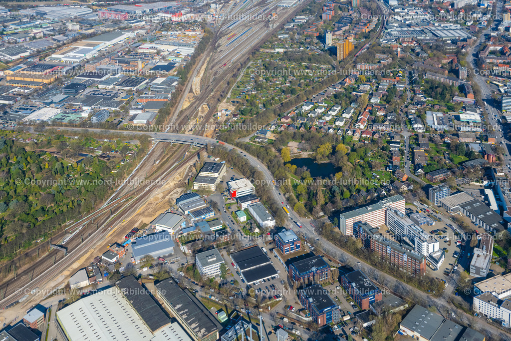 Hamburg_Eimsbüttel_Haferweg_ELS_538960423 | HAMBURG 06.04.2023 Stadtteilansicht" Stellingen " an der Kieler Straße in Hamburg, Deutschland. // Cityscape of the district " Stellingen " on street Kieler Strasse in Hamburg, Germany. Foto: Martin Elsen