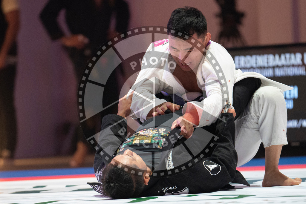 20231107PBB3920 | Fighters compete during the AJP World Master Championship in the Mubadala Arena in Abu Dhabi, Arab United Emirates, on November 7, 2023.