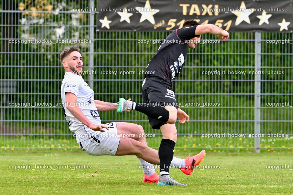 ASK Klagenfurt vs. SK Vorwärts Steyr 21.4.2024 | #13 Kyrylo Romaniuk ASK Klagenfurt, #73 Oliver Filip SK Vorwärts Steyr, ASK Klagenfurt vs. SK Vorwärts Steyr 21.4.2024, ASK Klagenfurt vs. SK Vorwärts Steyr am 21.04.2024 in Klagenfurt (ASK Sportzentrum Fischl), Austria, (Photo by Bernd Stefan)