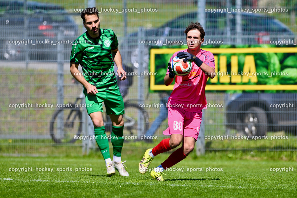 SC Landskron vs. SV Falle Maria Gail | #2 David Gräfischer SC Landskron, #69 Oliver Cosic SV Maria Gail, SC Landskron vs. SV Falle Maria Gail, SC Landskron vs. SV Falle Maria Gail am 17.05.2026 in Villach (Sportanlage Landskron), Austria, (Photo by Bernd Stefan)