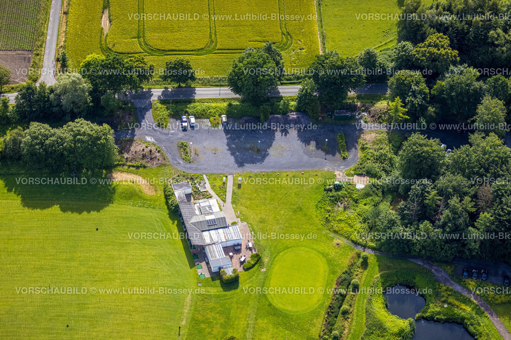 Hamm220602075 | Luftbild, Golfplatz Gut Drechen, Driving Range, Gobel-von-Drechen-Straße, Osterbönen, Bönen, Ruhrgebiet, Nordrhein-Westfalen, Deutschland