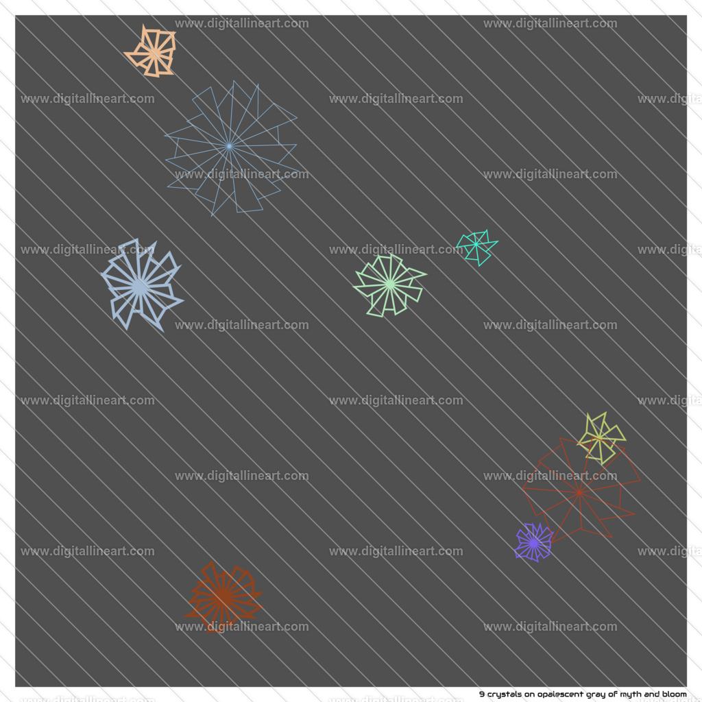 9-crystals-opalescent-gray-of-myth-and-bloom | digitallineart - Realisiert mit Pictrs.com